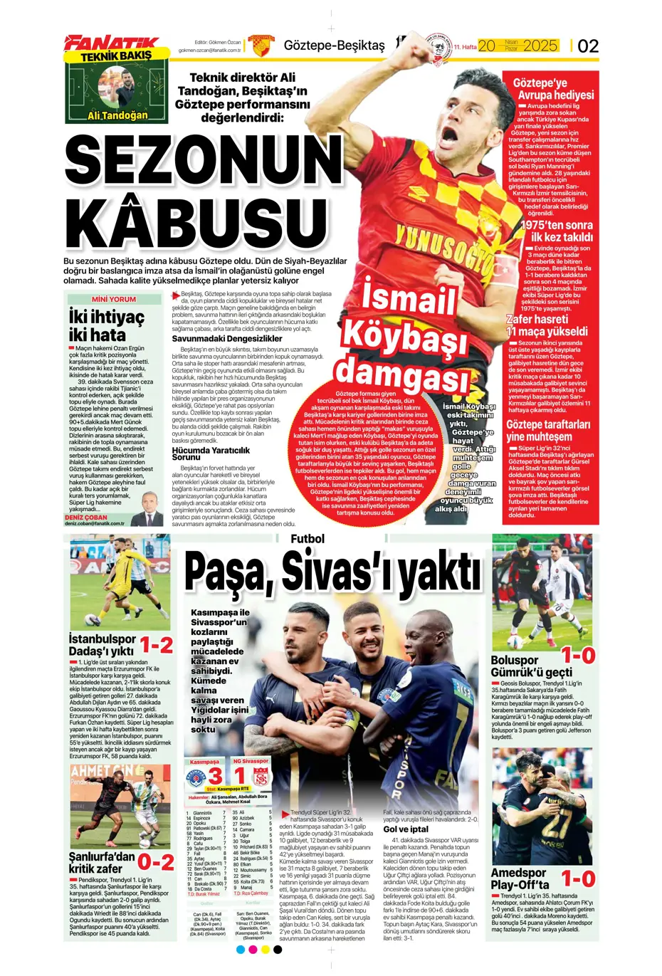 "Oğuz Aydın için geldiler" | Sporun manşetleri - 5