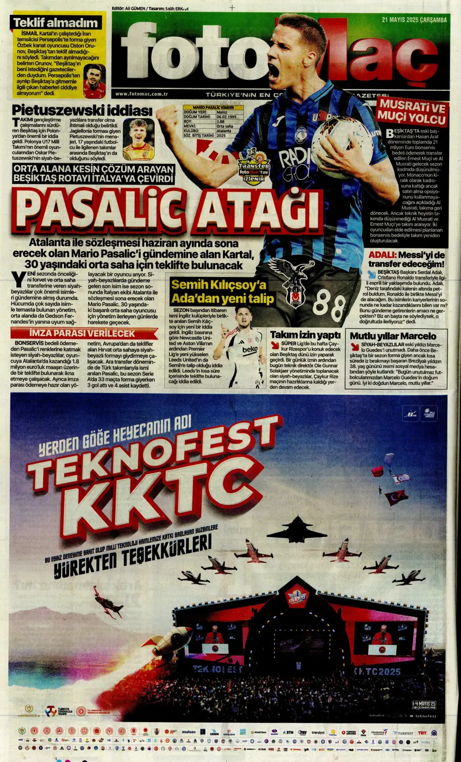 "İşte Sane teklifi" | Sporun manşetleri - 17