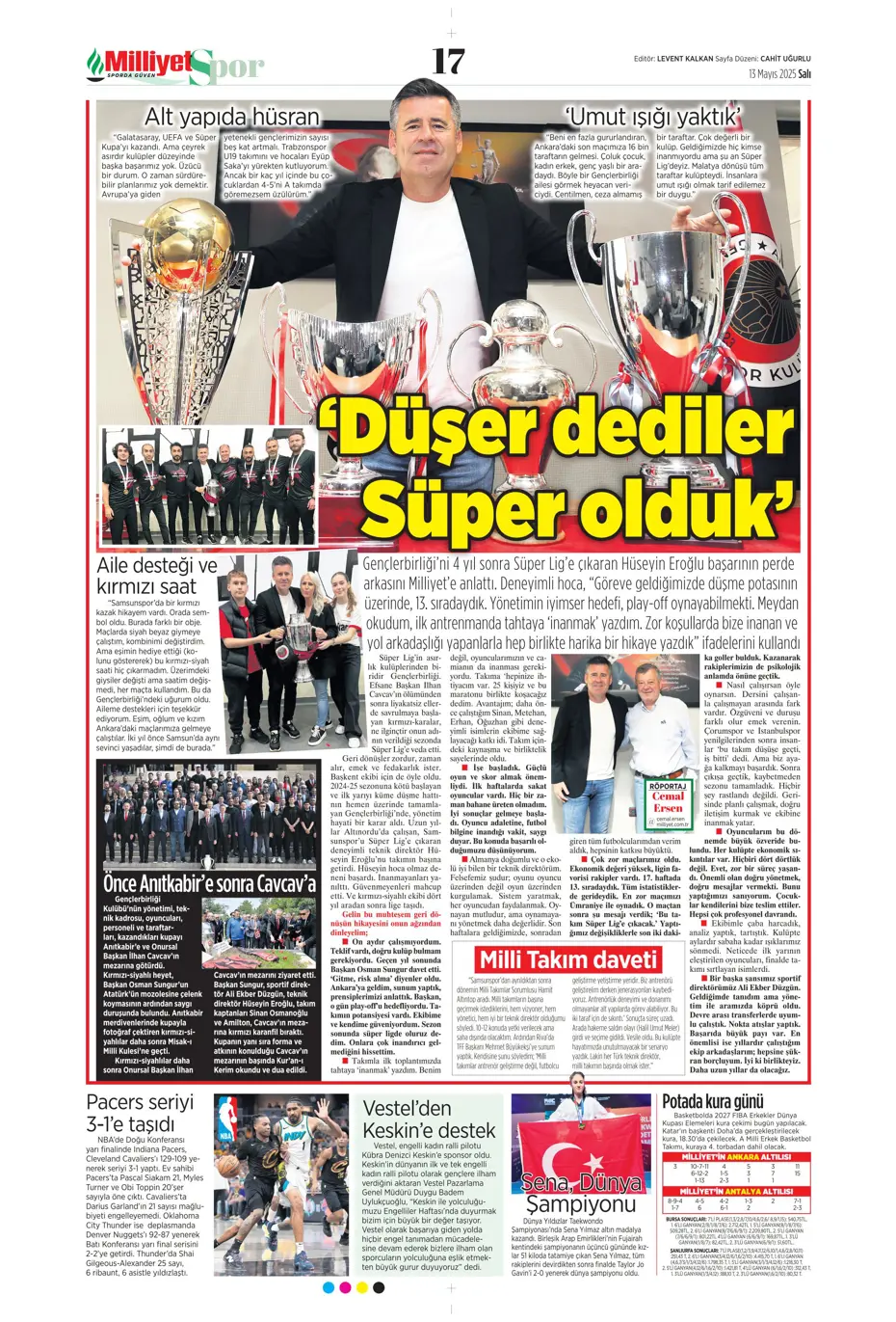 "Galatasaray, Osimhen için Napoli ile anlaştı" | Sporun manşetleri - 17