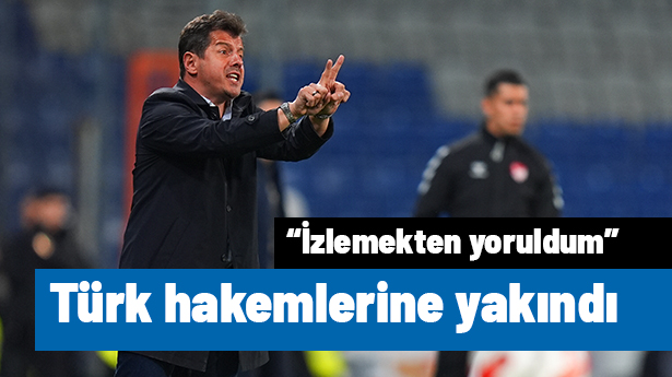 Emre Belözoğlu, Türk hakemlerine yakındı: 