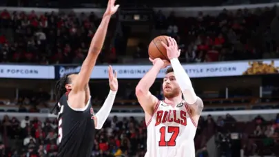 Onuralp Bitim sahne aldı: Chicago Bulls, Portland'ı 3 sayı farkla yendi