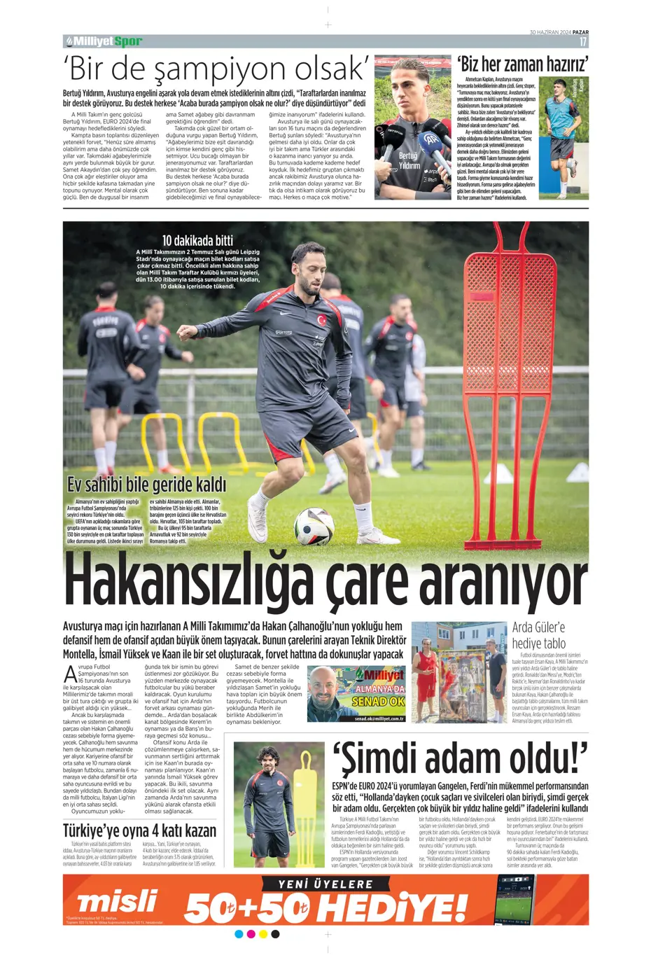 "Galatasaray'dan Goretzka seferi" | Sporun Manşetleri (30 Haziran 2024) - 25 "Galatasaray'dan Goretzka seferi" | Sporun Manşetleri (30 Haziran 2024) - 25