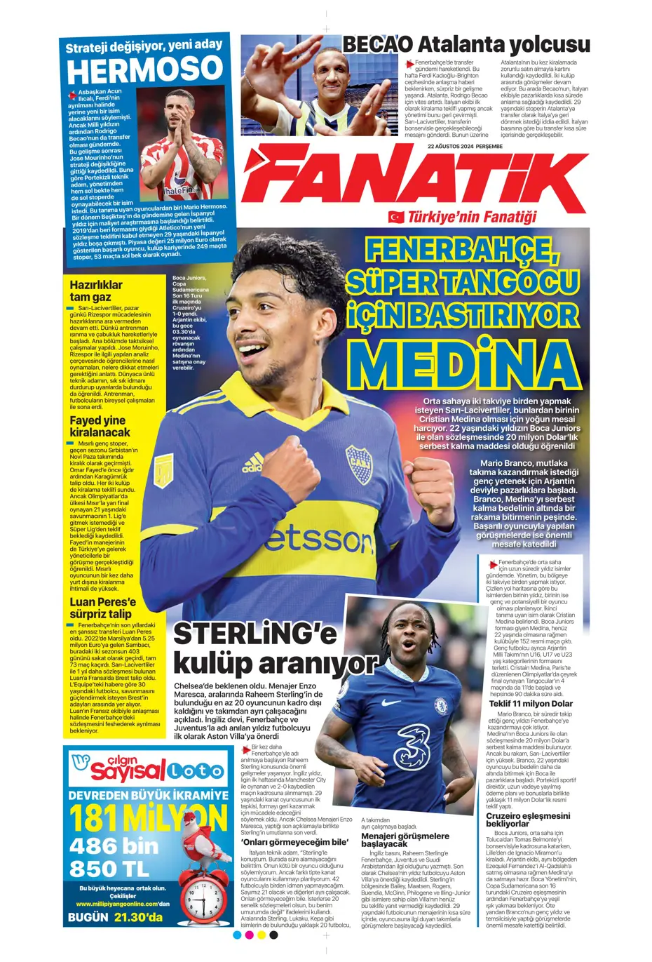 "Batman bile kurtaramadı" | Sporun manşetleri (22 Ağustos 2024) - 9 "Batman bile kurtaramadı" | Sporun manşetleri (22 Ağustos 2024) - 9