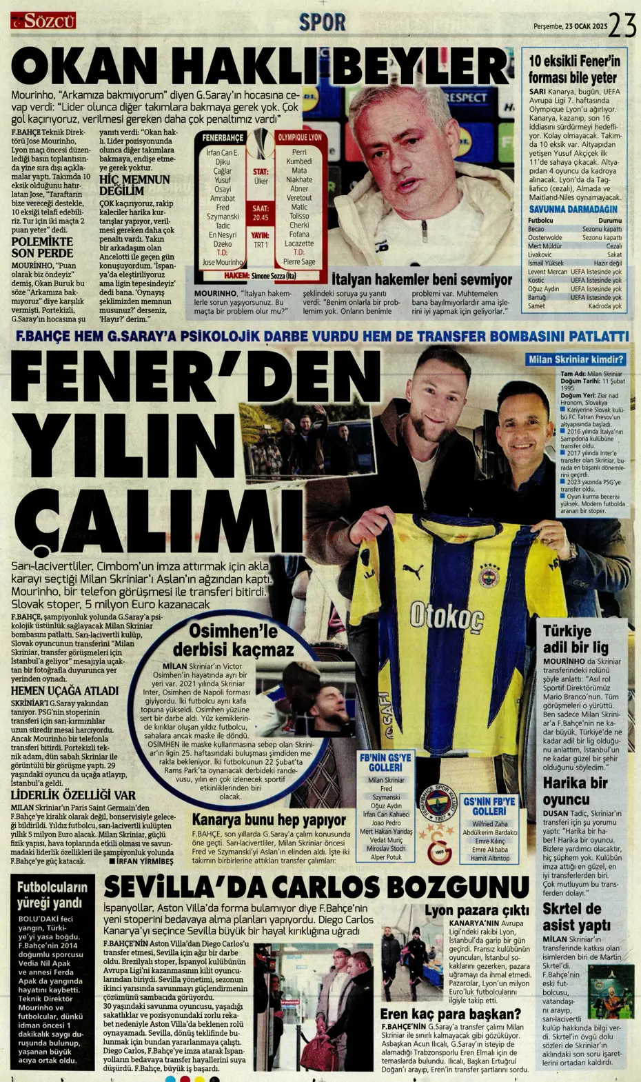 "Kartal şovla döndü" | Sporun manşetleri - 35