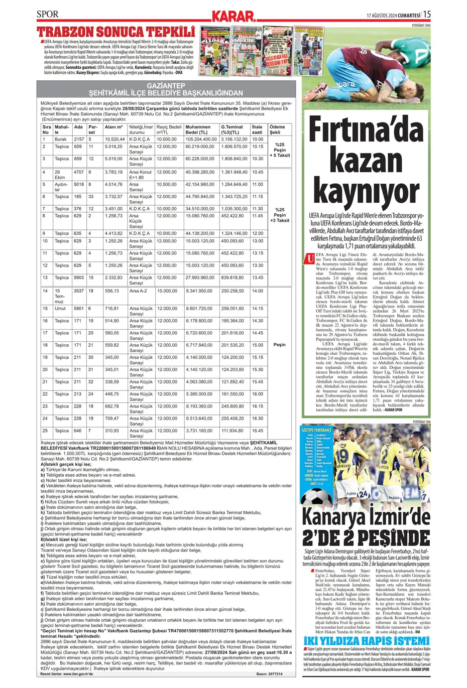 "Fenerbahçe, Fred'in alternatifini buldu" | Sporun manşetleri - 23 "Fenerbahçe, Fred'in alternatifini buldu" | Sporun manşetleri - 23