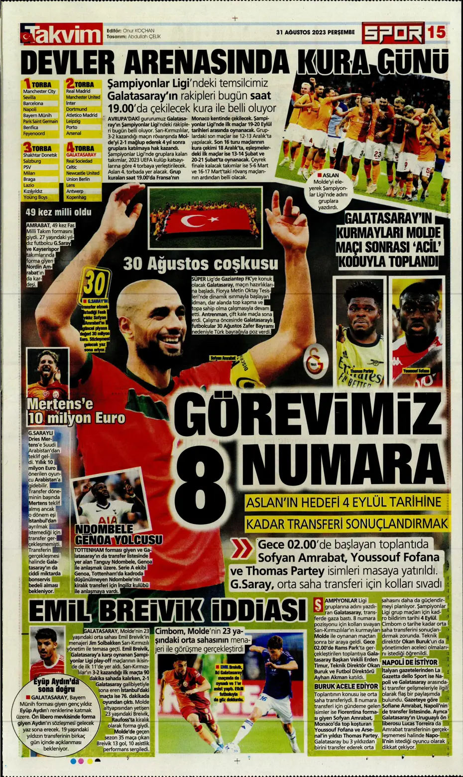 "Sergio Ramos formayı giydi" | Sporun manşetleri (31 Ağustos 2023) - 32 "Sergio Ramos formayı giydi" | Sporun manşetleri (31 Ağustos 2023) - 32