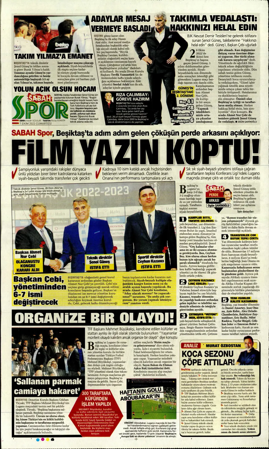 "Şok eden Nelsson iddiası" | Sporun manşetleri (7 Ekim 2023) - 28 "Şok eden Nelsson iddiası" | Sporun manşetleri (7 Ekim 2023) - 28