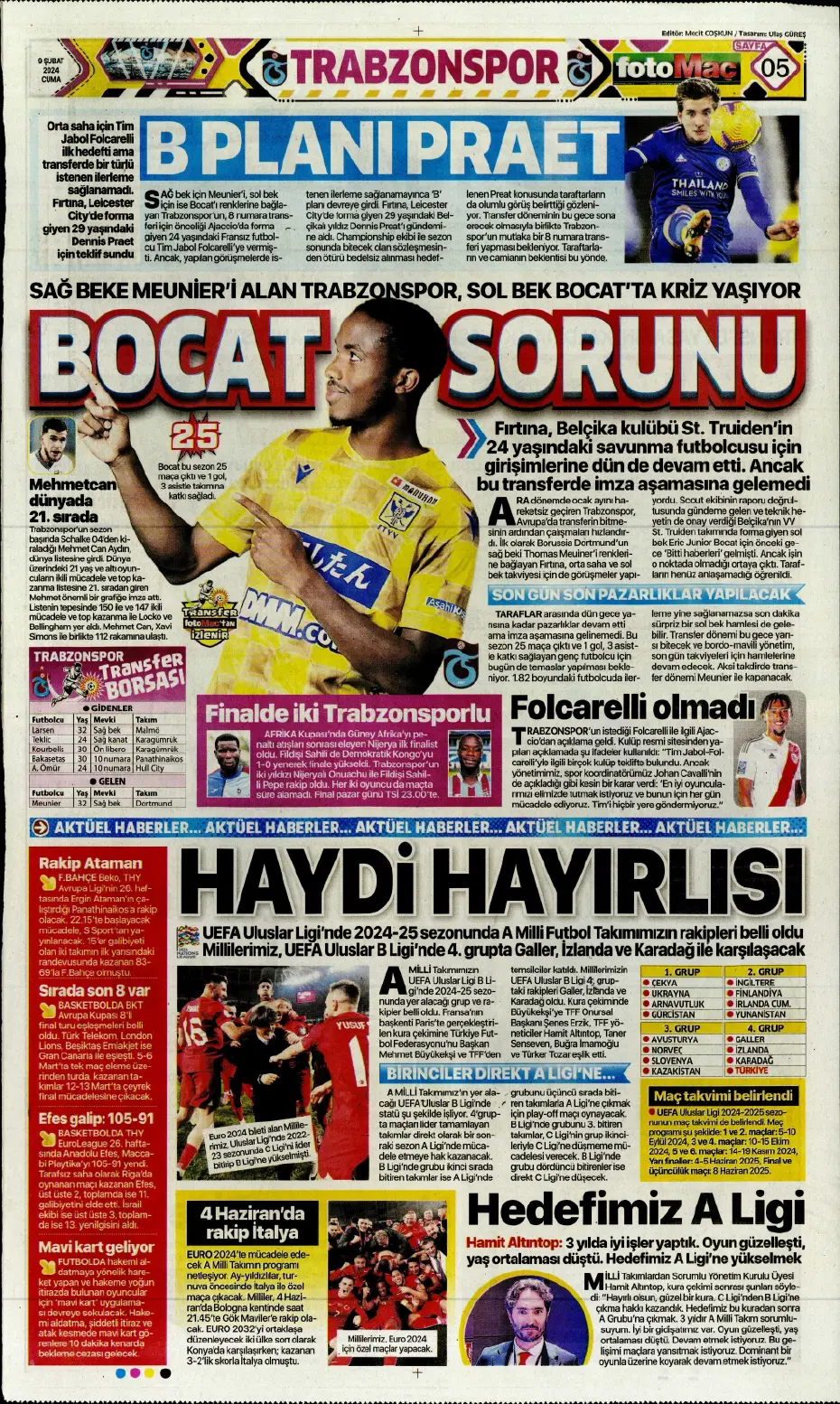 "Icardi &amp; Dzeko'yu geçti" | Sporun manşetleri (9 Şubat 2024) - 11