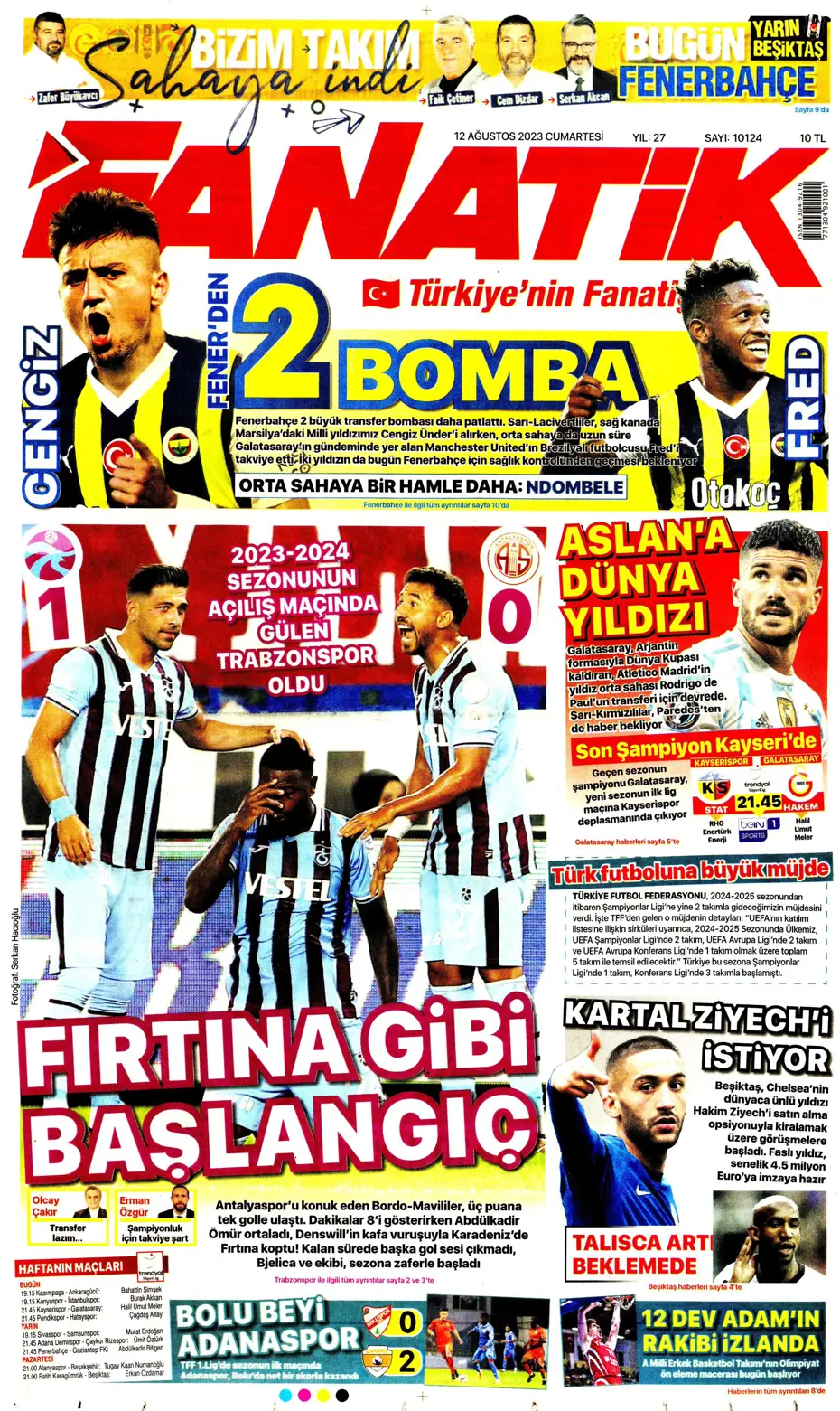 "Galatasaray'la anlaştım, bırakın gideyim" | Sporun manşetleri (12 Ağustos 2023) - 2