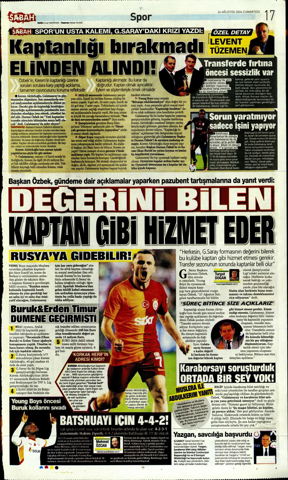 "Fenerbahçe'den Danilo Pereira sürprizi" | Sporun manşetleri - 25 "Fenerbahçe'den Danilo Pereira sürprizi" | Sporun manşetleri - 25