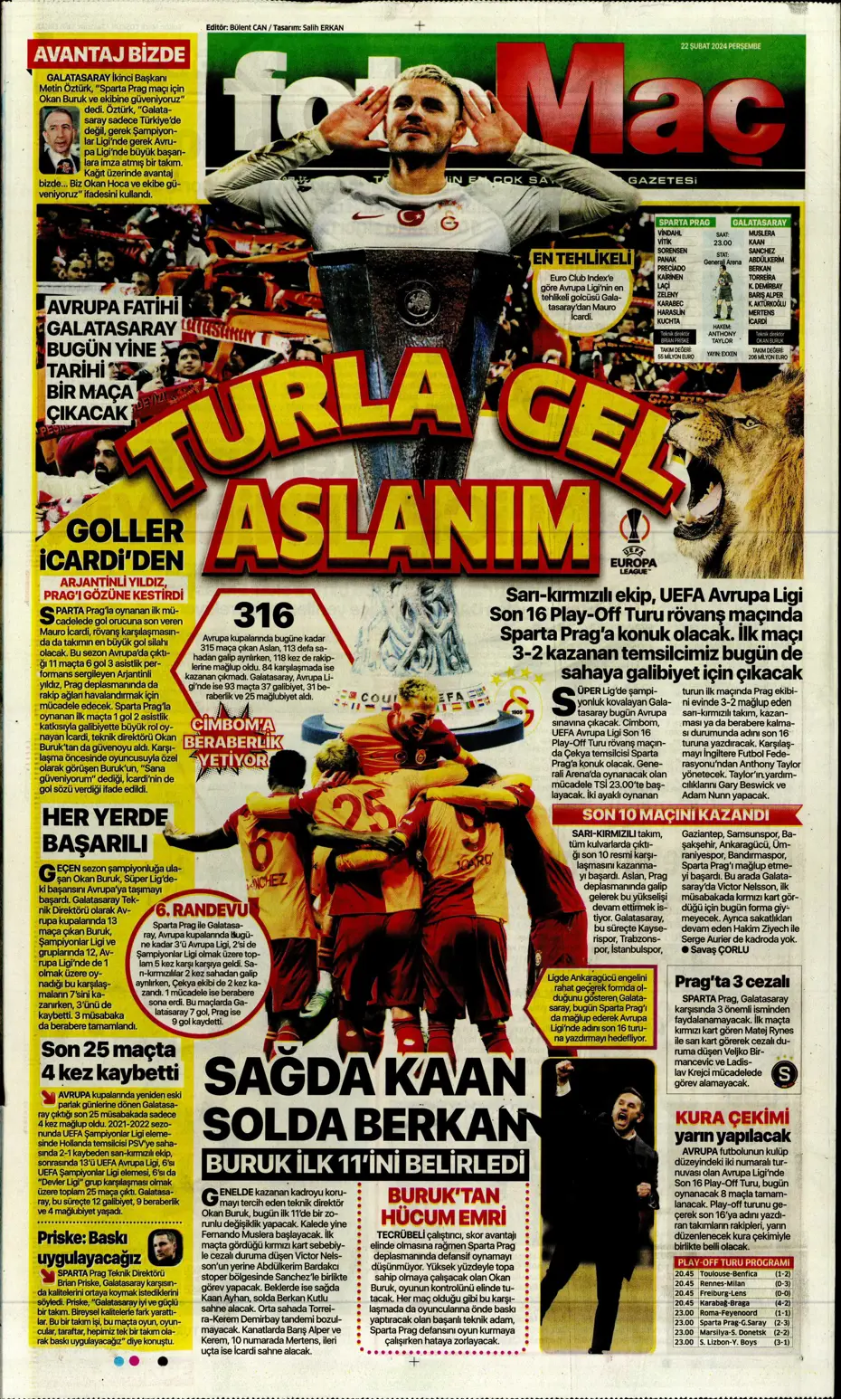 "Fenerbahçe Alex'in peşinde" | Sporun manşetleri (22 Şubat 2024) - 15 "Fenerbahçe Alex'in peşinde" | Sporun manşetleri (22 Şubat 2024) - 15