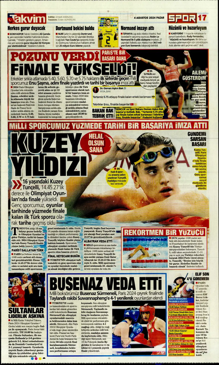 "Fenerbahçe'den nokta atışı transfer" | Sporun manşetleri - 43 "Fenerbahçe'den nokta atışı transfer" | Sporun manşetleri - 43