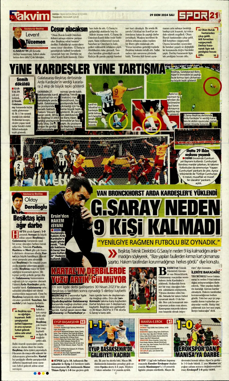 "Cimbom zirvede tek başına" | Sporun manşetleri (29 Ekim 2024) - 42 "Cimbom zirvede tek başına" | Sporun manşetleri (29 Ekim 2024) - 42