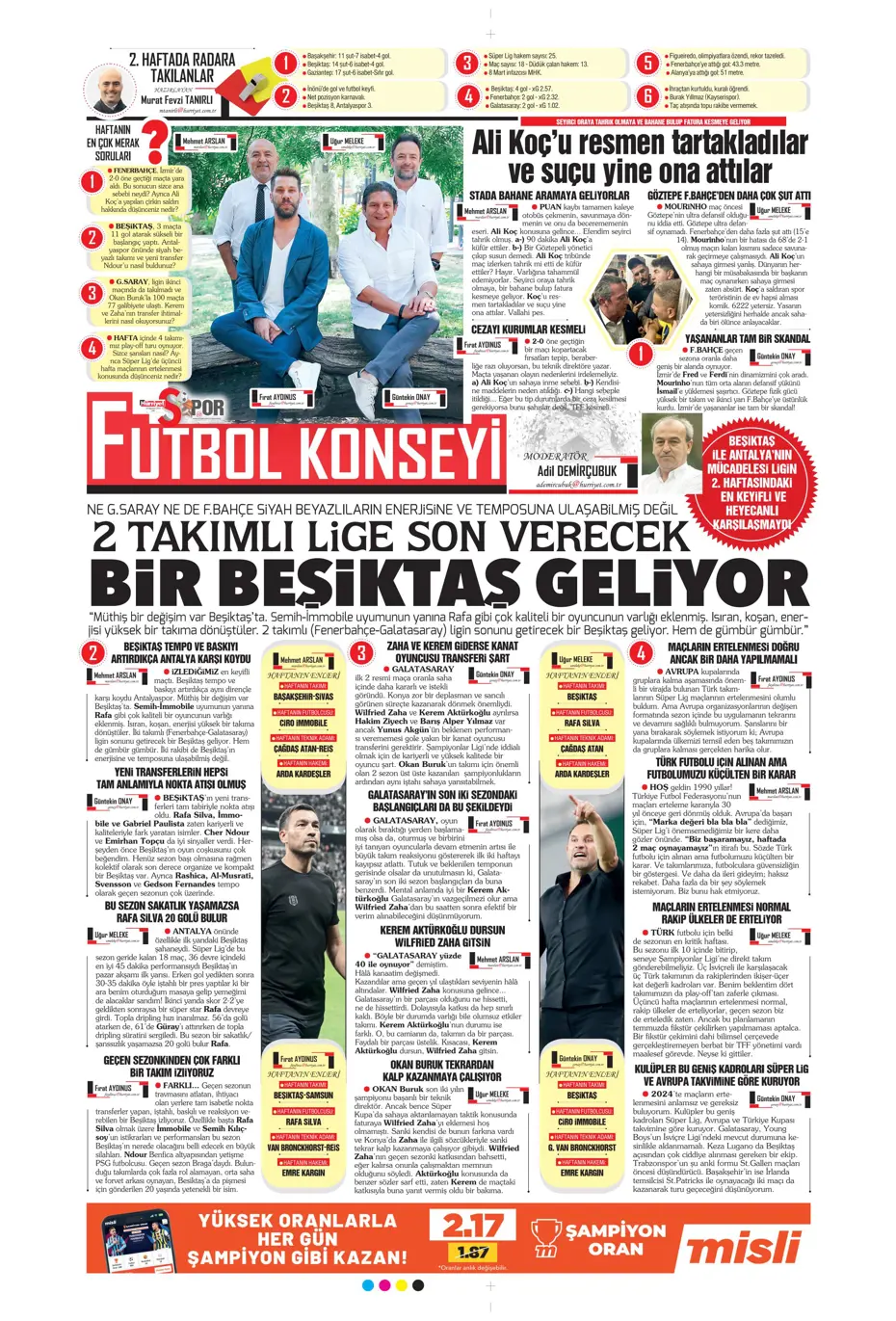 "Fenerbahçe'de değişim zamanı" | Sporun manşetleri (20 Ağustos 2024) - 17