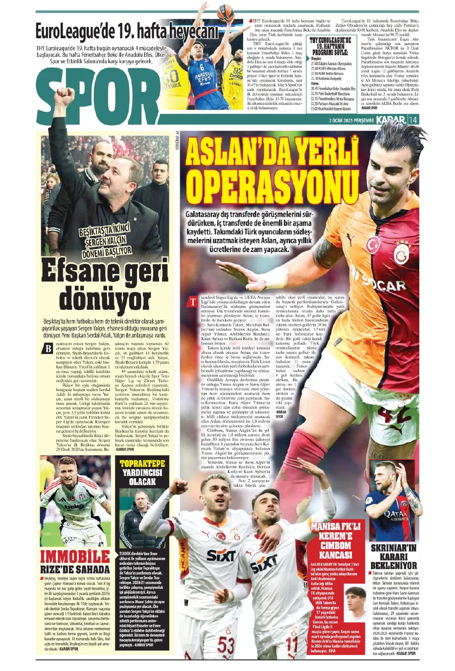 "Yeni transfer bombası Leroy Sane" | Sporun manşetleri - 9