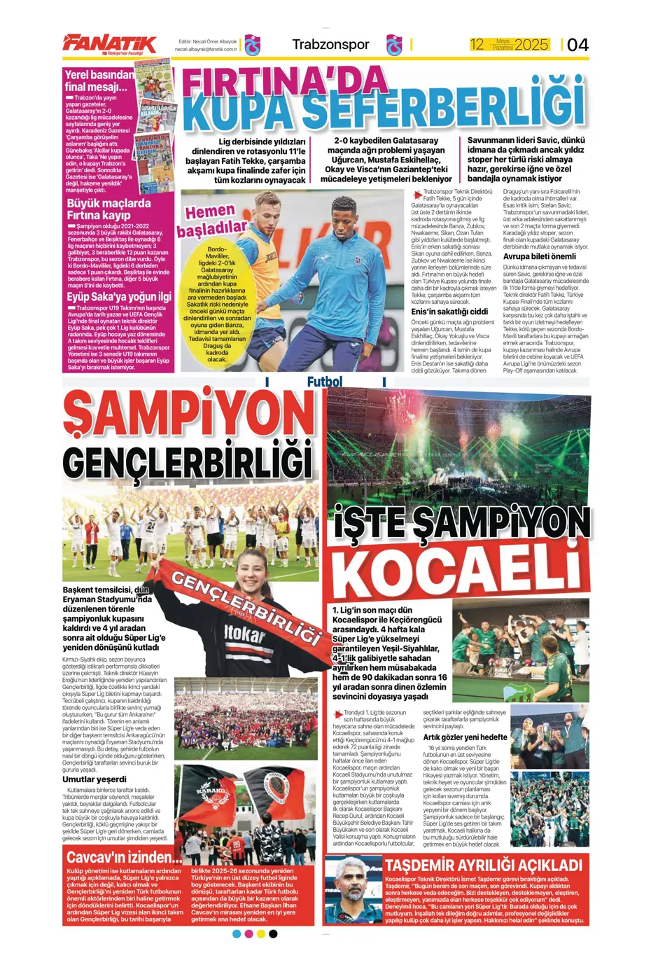 "Fenerbahçe'nin yeni golcüleri Jonathan David ve Abraham" | Sporun manşetleri - 7