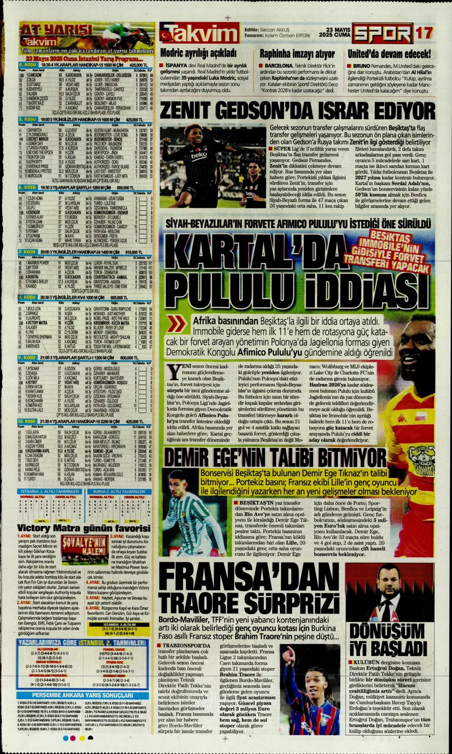 "Fenerbahçe'de sola süper yıldız: Jack Grealish" | Sporun manşetleri - 26