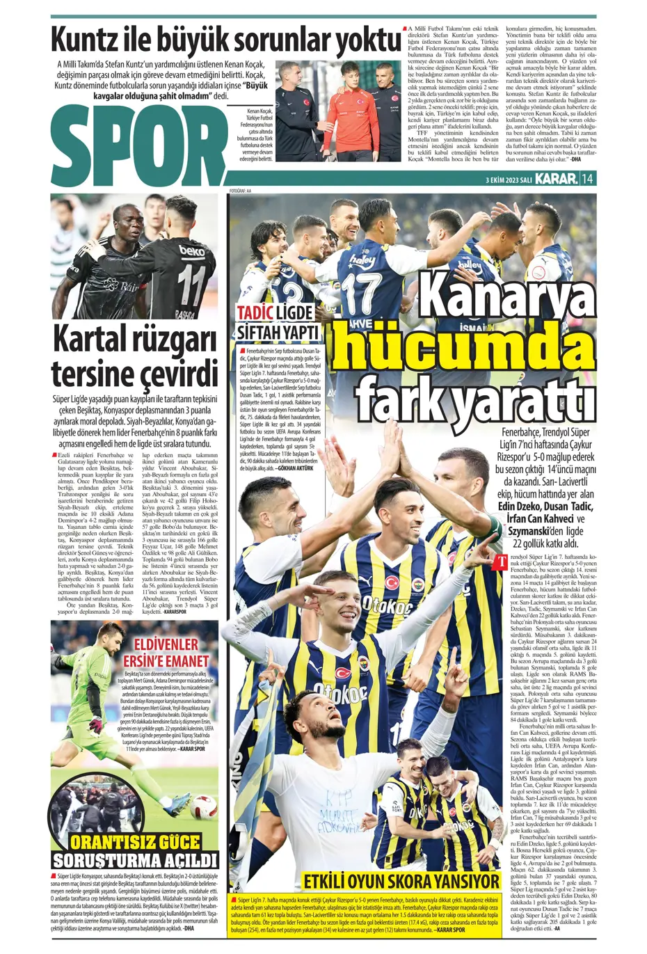 "İşte Okan Buruk'un imha planı" | Sporun manşetleri (3 Ekim 2023) - 21