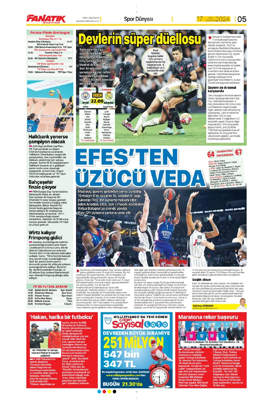 "Fenerbahçe ve Galatasaray'ın Barreiro kapışması" | Sporun manşetleri - 5