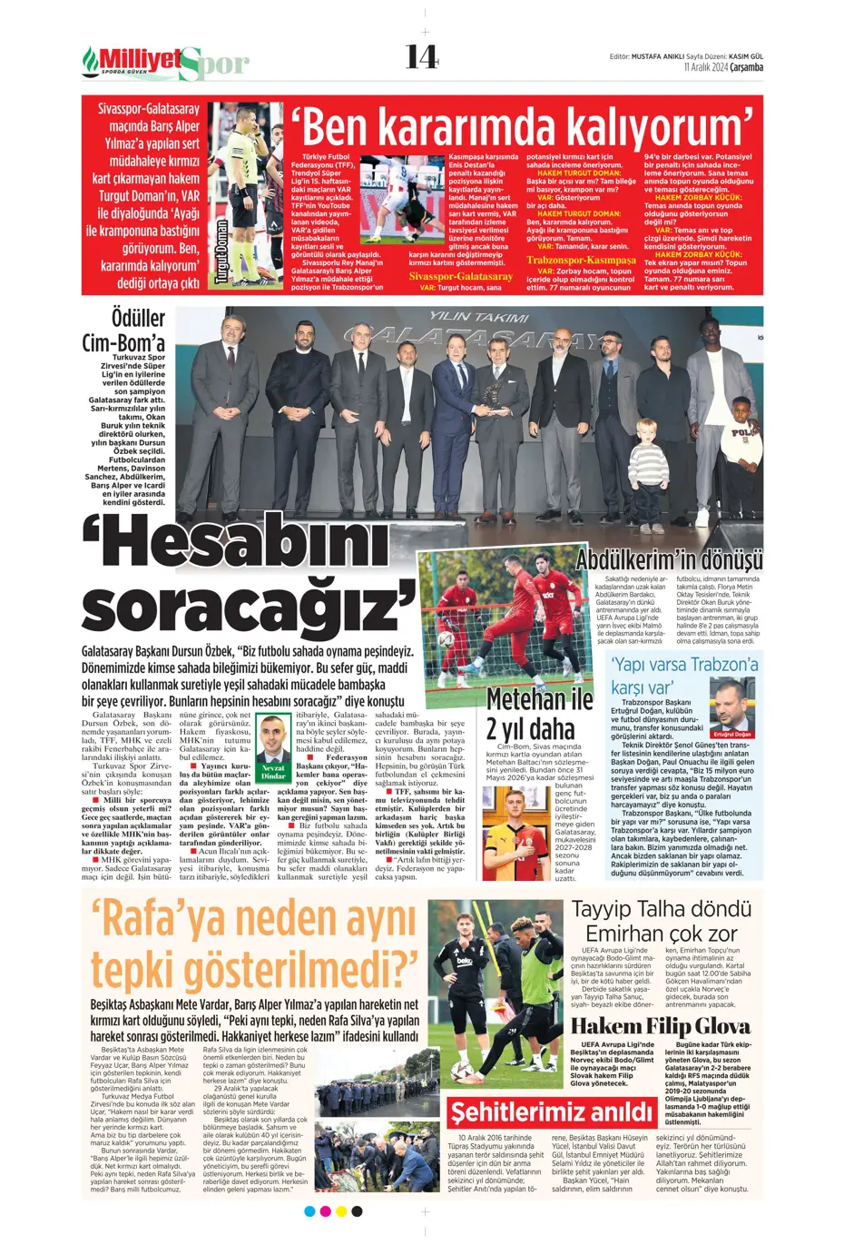 "Galatasaray'dan Talisca bombası" | Sporun manşetleri - 15