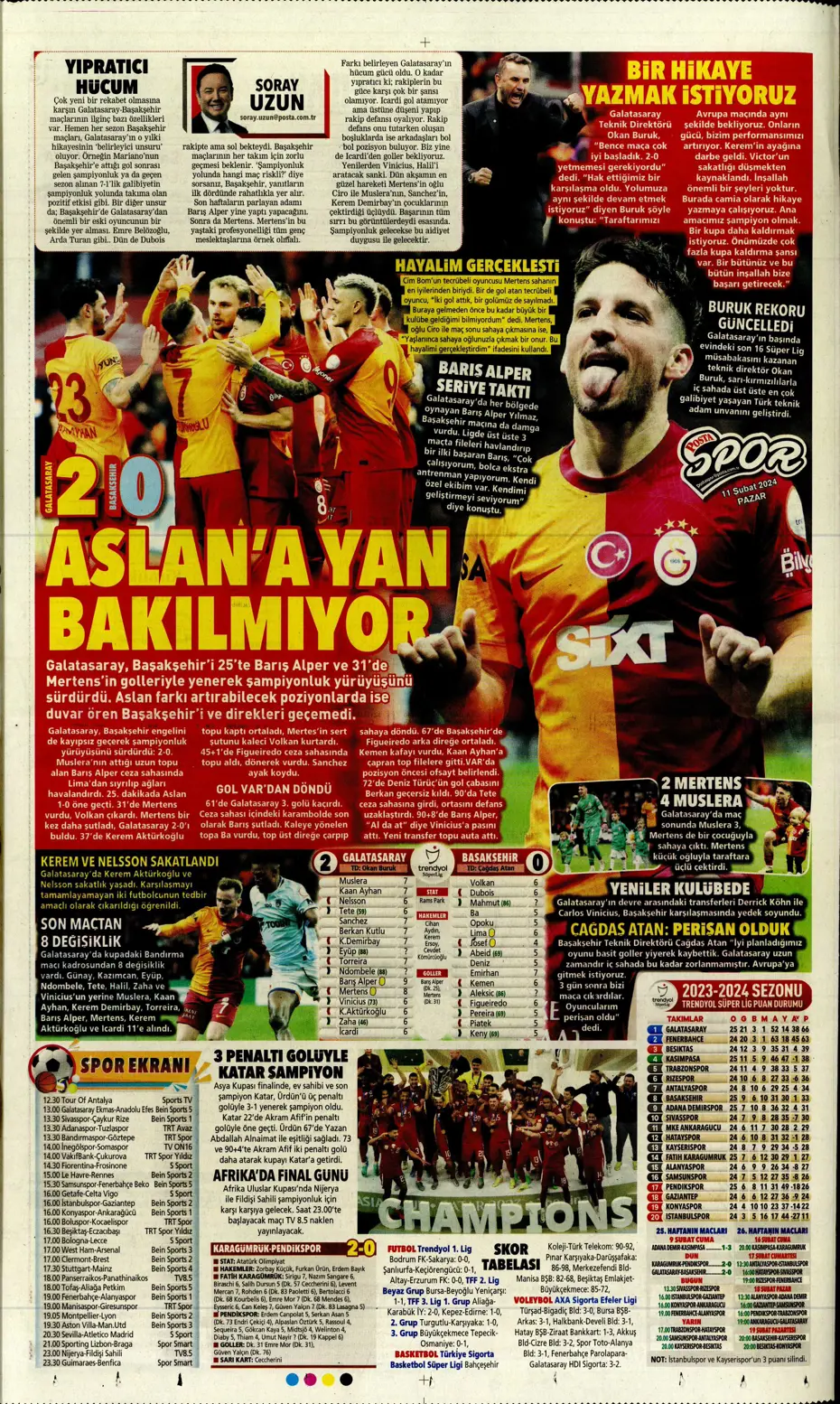 "30 saniyesi 7 milyon dolar" | Sporun manşetleri (11 Şubat 2024) - 28