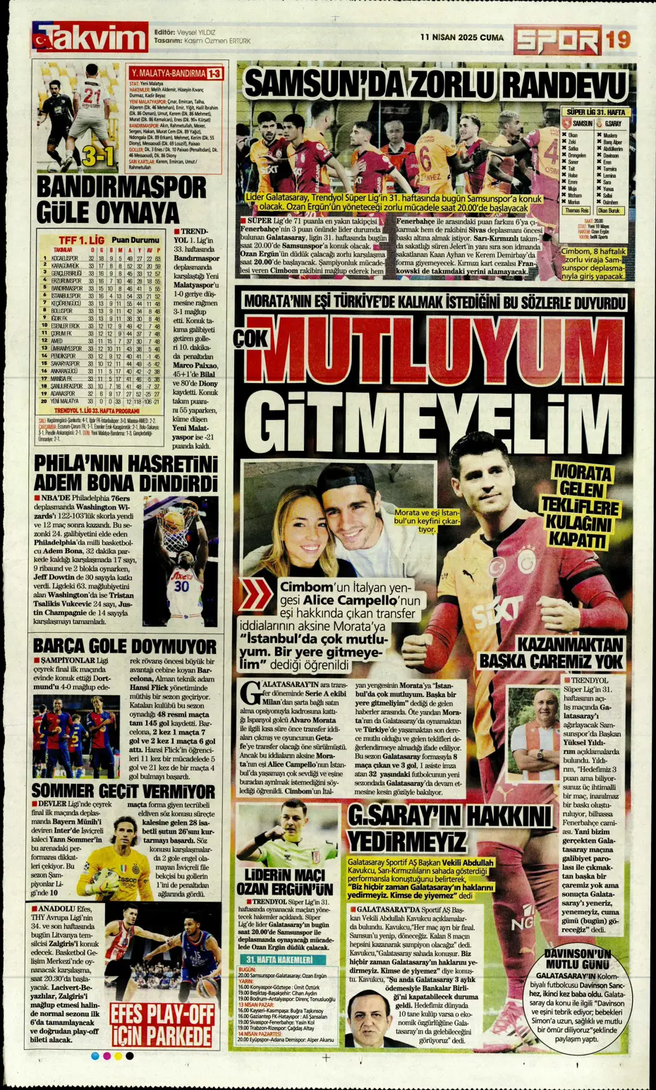 "Real Madrid'den Mourinho hamlesi" | Sporun manşetleri - 30