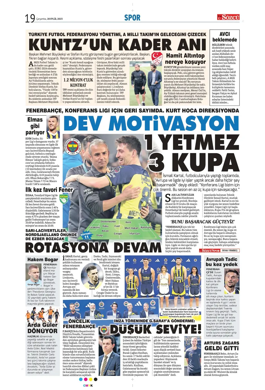 "Aslan devler sahnesinde" | Sporun Manşetleri - 23