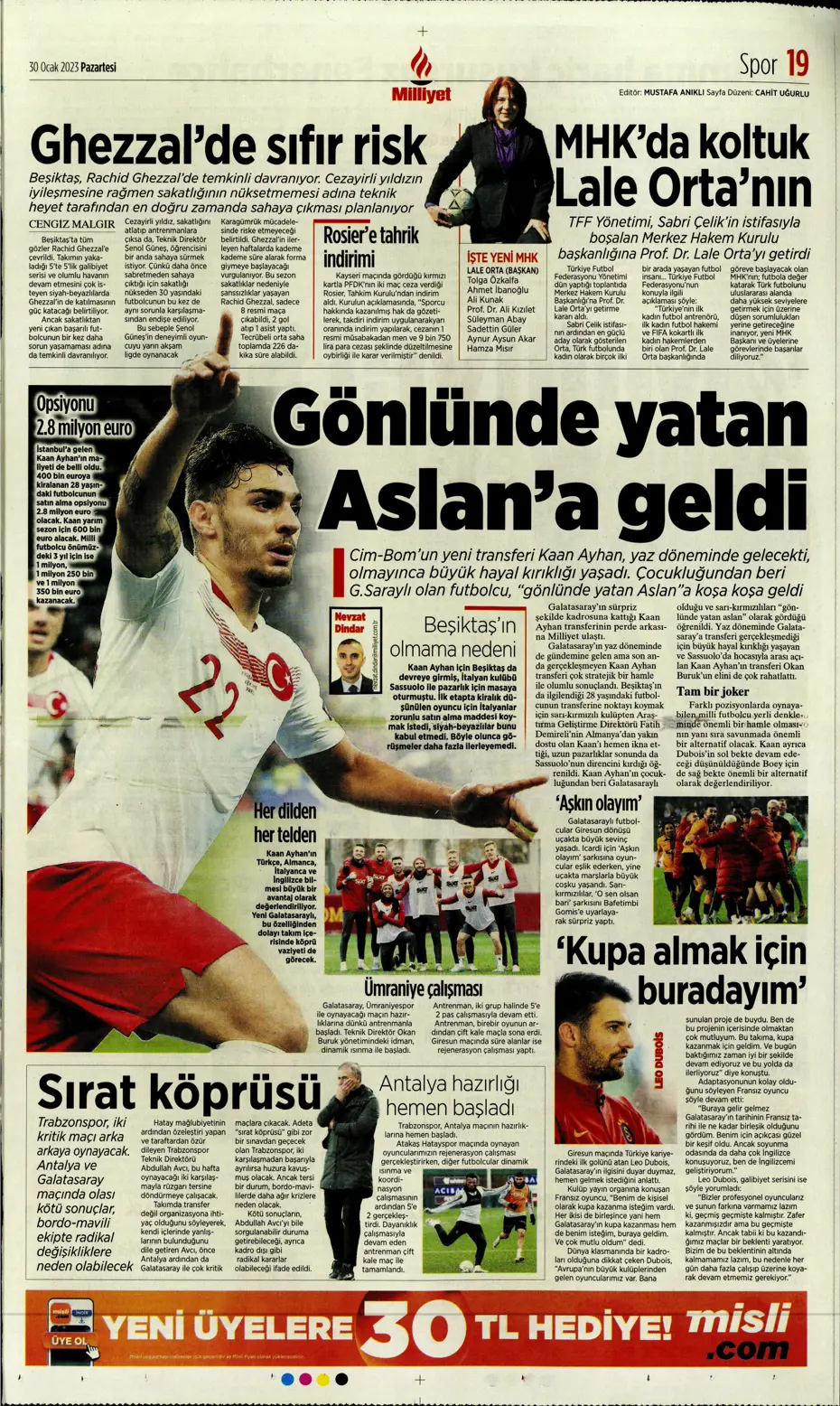 Sporun Manşetleri (30 Ocak 2023) - 27