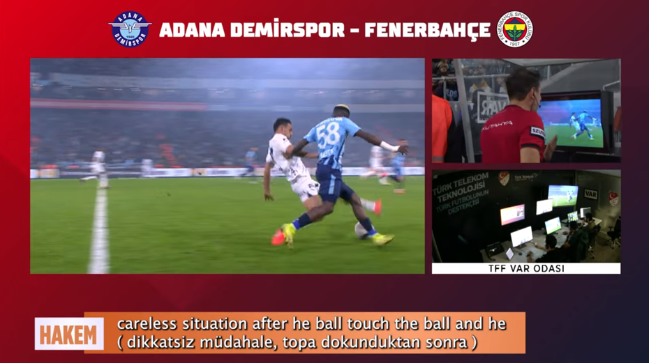 Fenerbahçe ve Galatasaray'ın maçlarındaki VAR konuşmaları açıklandı: Penaltı ve iptal edilen gol kararı - 5 Fenerbahçe ve Galatasaray'ın maçlarındaki VAR konuşmaları açıklandı: Penaltı ve iptal edilen gol kararı - 5