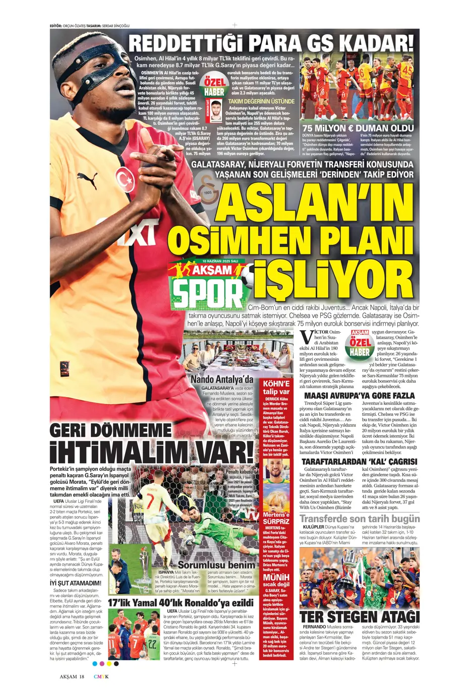 "En-Nesyri ile yılın takası" | Sporun manşetleri - 1 "En-Nesyri ile yılın takası" | Sporun manşetleri - 1