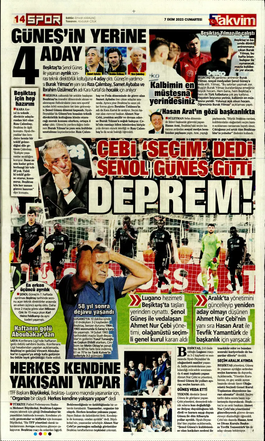 "Şok eden Nelsson iddiası" | Sporun manşetleri (7 Ekim 2023) - 35 "Şok eden Nelsson iddiası" | Sporun manşetleri (7 Ekim 2023) - 35