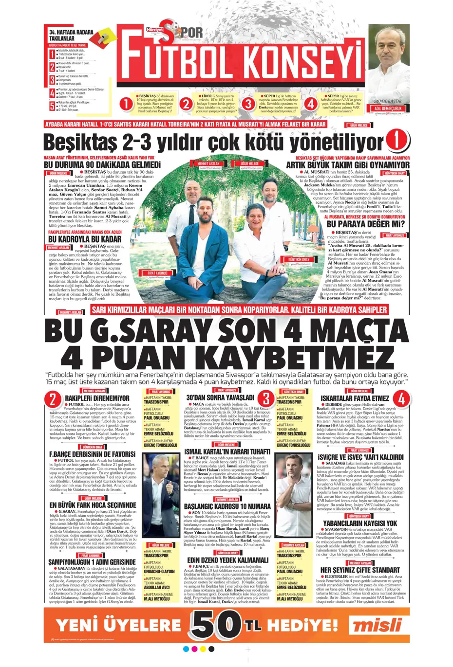 "Real'in golcüsü Aslan'a" | Sporun manşetleri (30 Nisan 2024) - 17