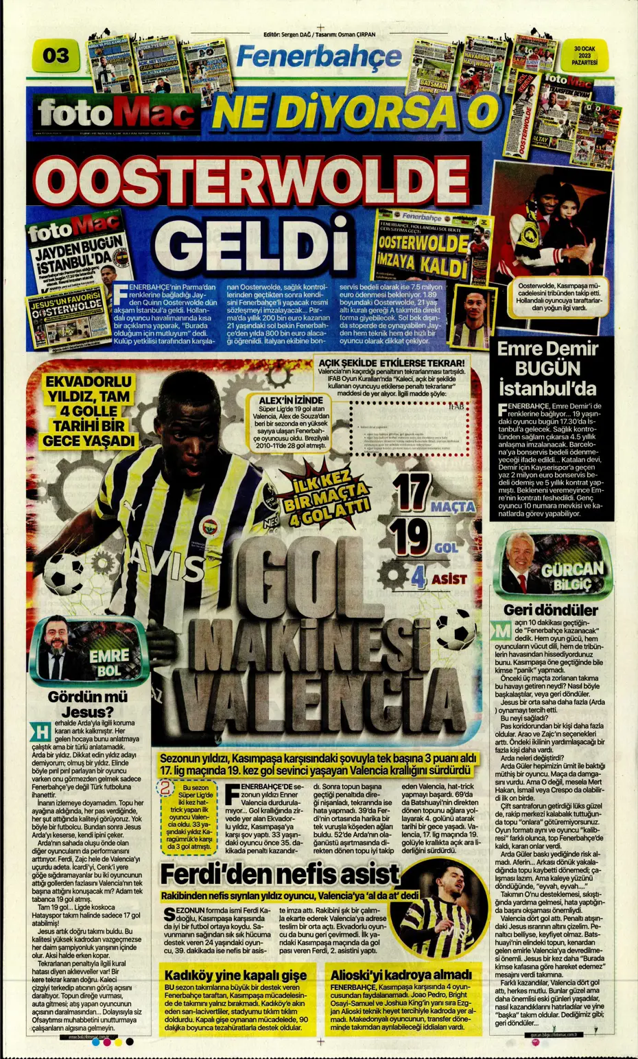Sporun Manşetleri (30 Ocak 2023) - 13