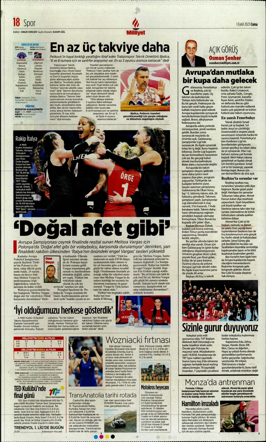 "Sergio Ramos'a '2 Eylül'e kadar cevabını ver' resti" | Sporun manşetleri (1 Eylül 2023) - 24 "Sergio Ramos'a '2 Eylül'e kadar cevabını ver' resti" | Sporun manşetleri (1 Eylül 2023) - 24