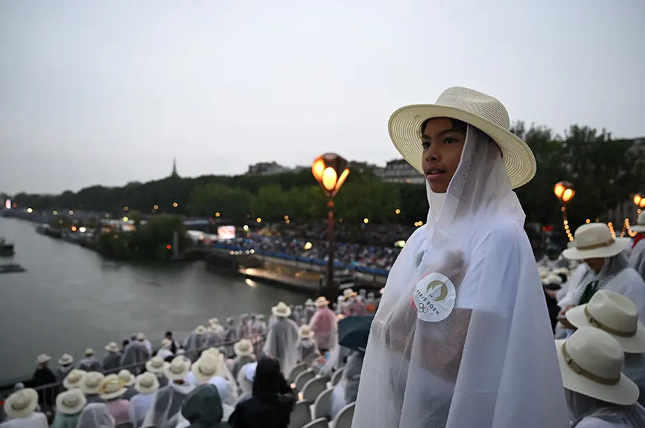 2024 Paris Olimpiyatları: Açılış töreninden kareler - 43