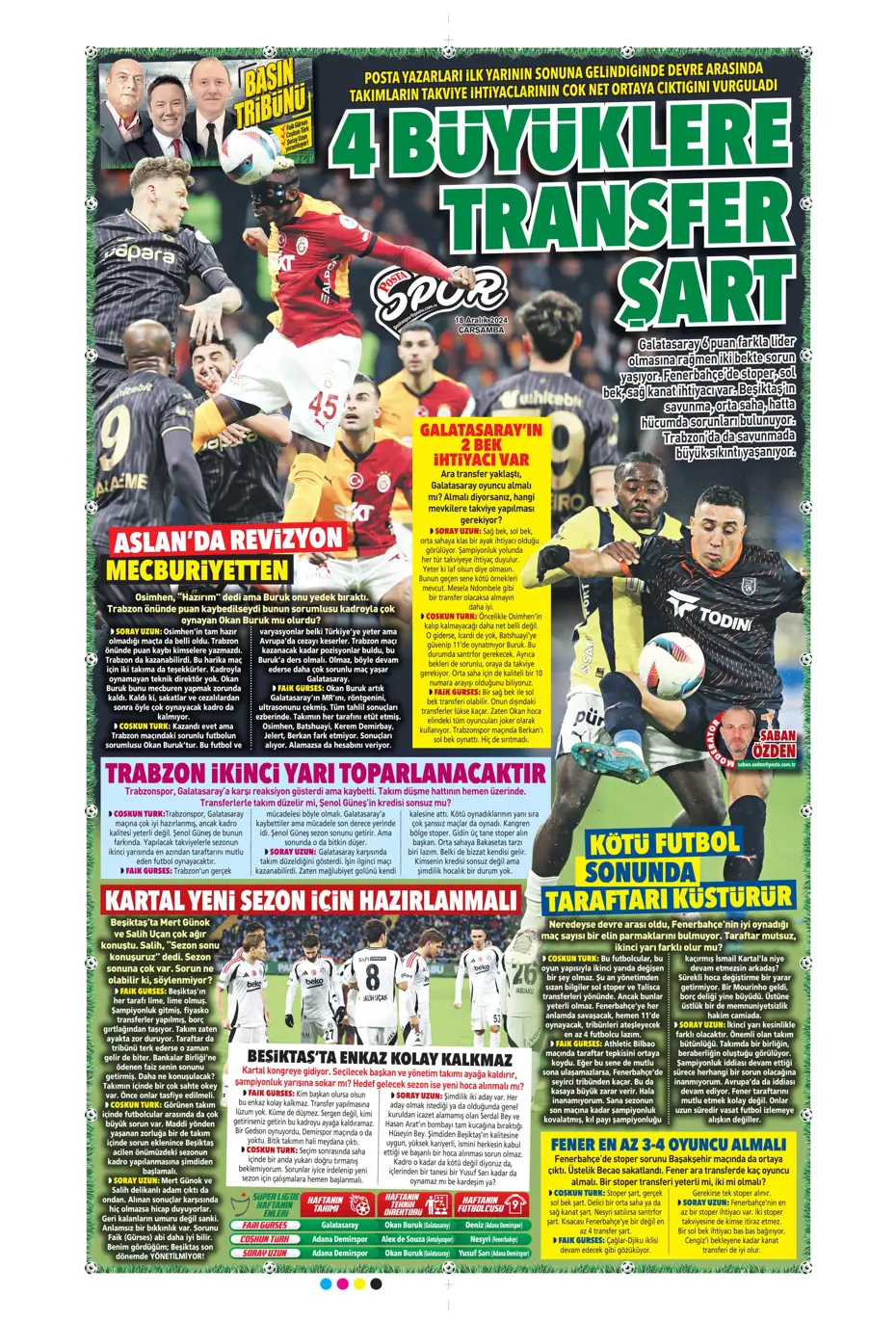 "Aslan Dybala'yı getiriyor" | Sporun manşetleri - 22