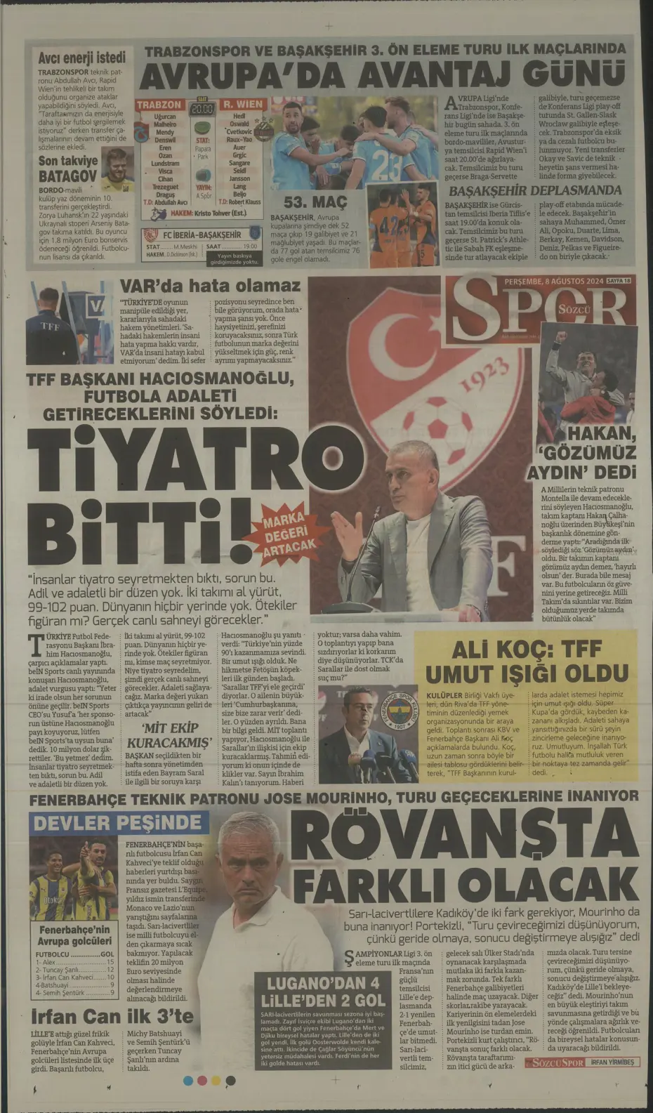 "Aslan'dan 3 yıldıza teklif" | Sporun manşetleri (8 Ağustos 2024) - 28 "Aslan'dan 3 yıldıza teklif" | Sporun manşetleri (8 Ağustos 2024) - 28