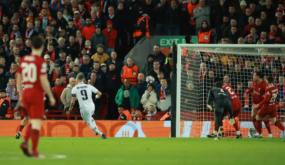 Real Madrid, Liverpool'a karşı geri döndü ve fark attı - 6