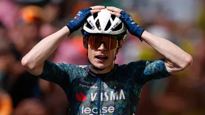 Son 2 yılın şampiyonu Visma-Lease a Bike takımından Vingegaard, 11. etapta birinci oldu