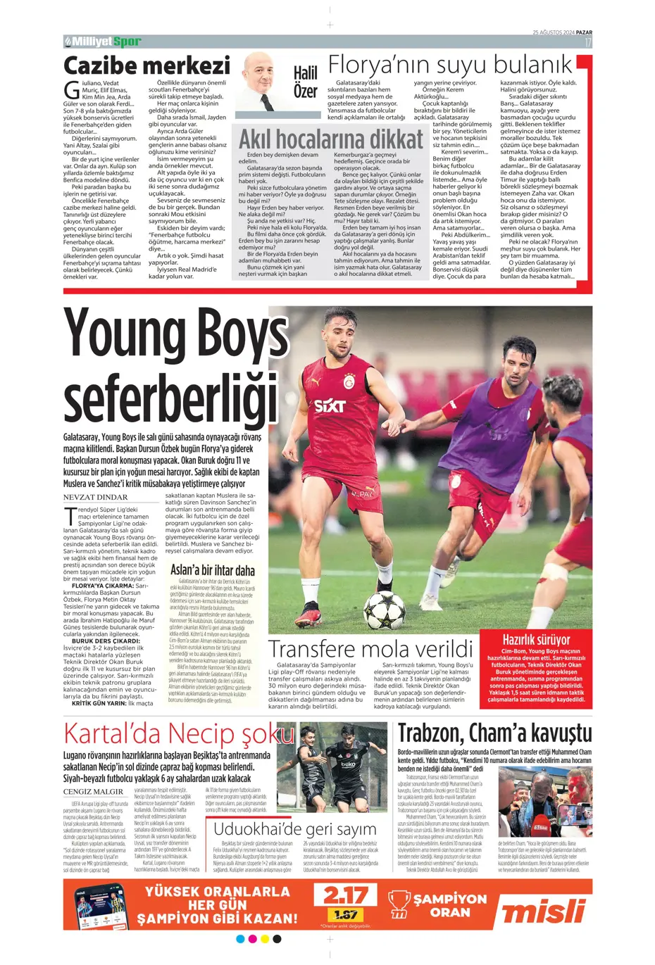 "Fenerbahçe'den yıldız bombardımanı" | Sporun manşetleri - 22 "Fenerbahçe'den yıldız bombardımanı" | Sporun manşetleri - 22