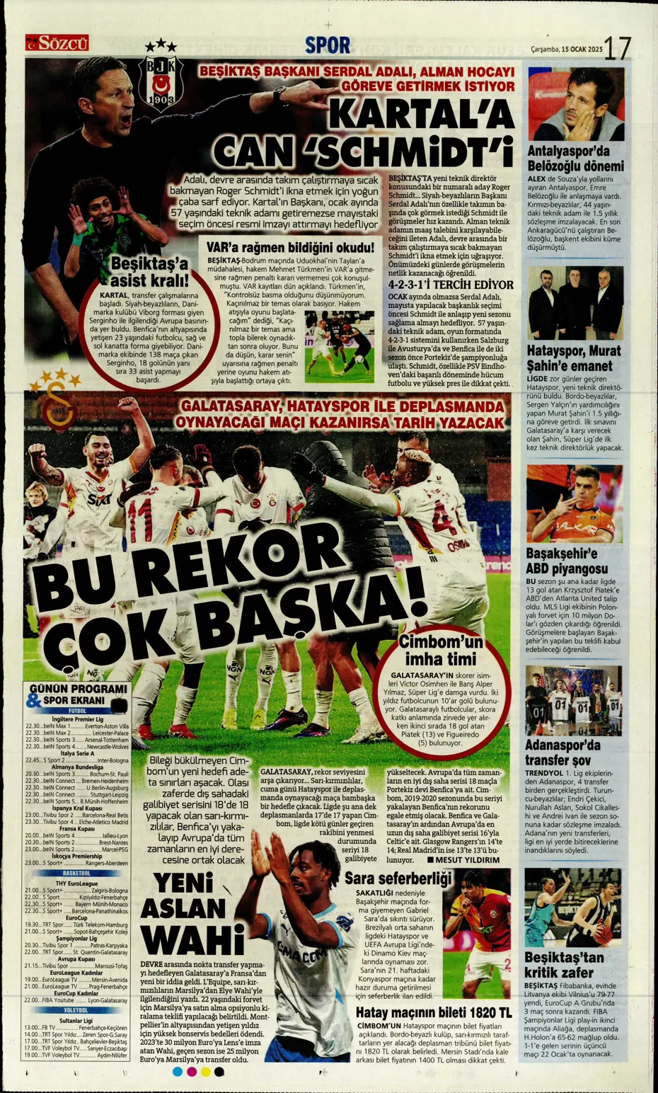 "Fenerbahçe'de yeni hedef Koki Machida" | Sporun manşetleri - 27 "Fenerbahçe'de yeni hedef Koki Machida" | Sporun manşetleri - 27
