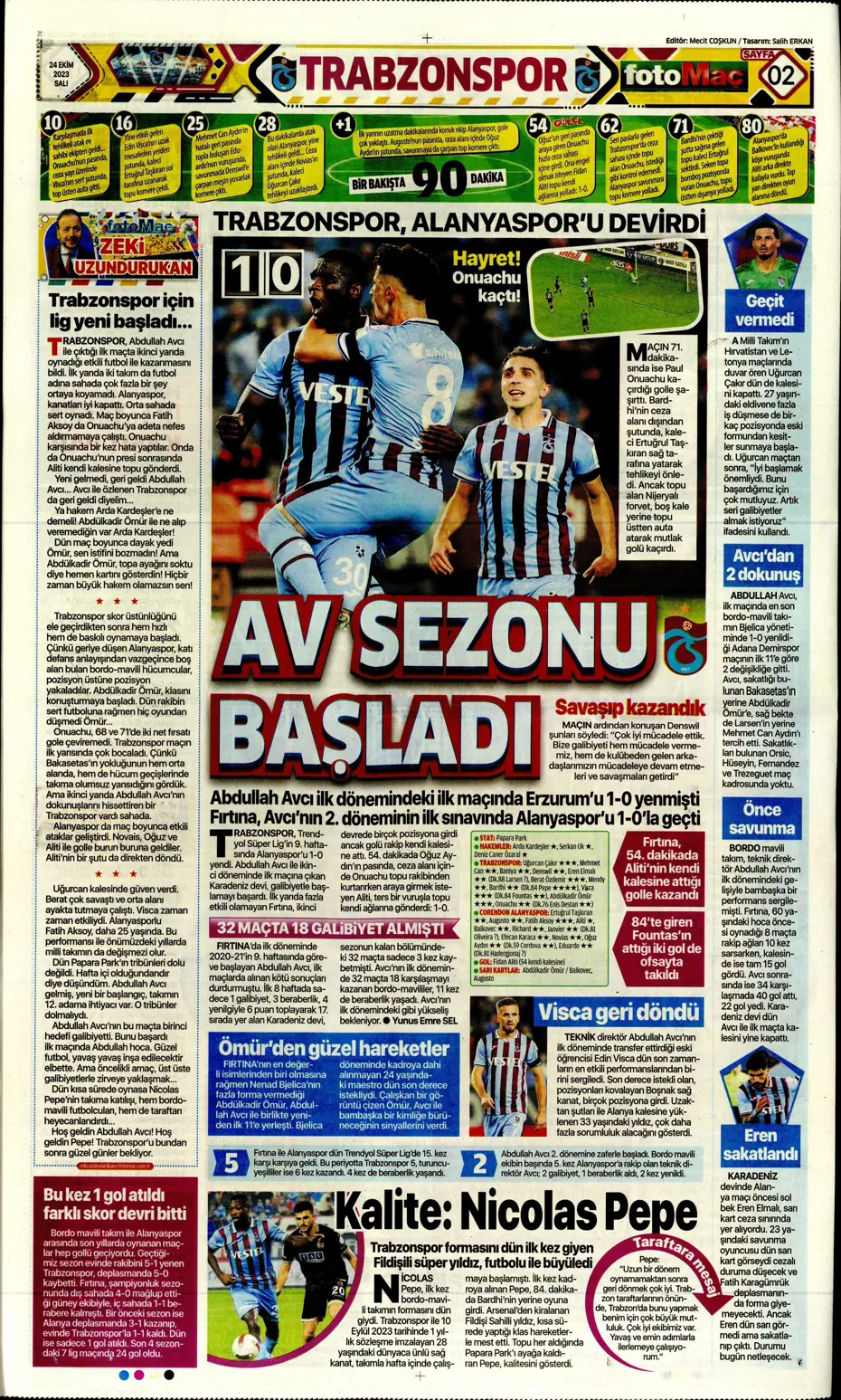 "Yine destan gecesi olsun" | Sporun Manşetleri - 13