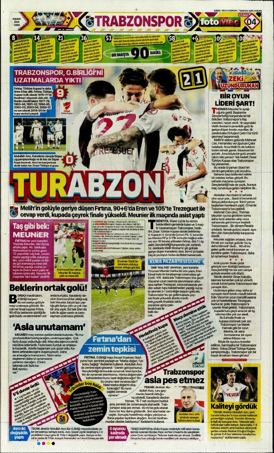 "Icardi &amp; Dzeko'yu geçti" | Sporun manşetleri (9 Şubat 2024) - 10