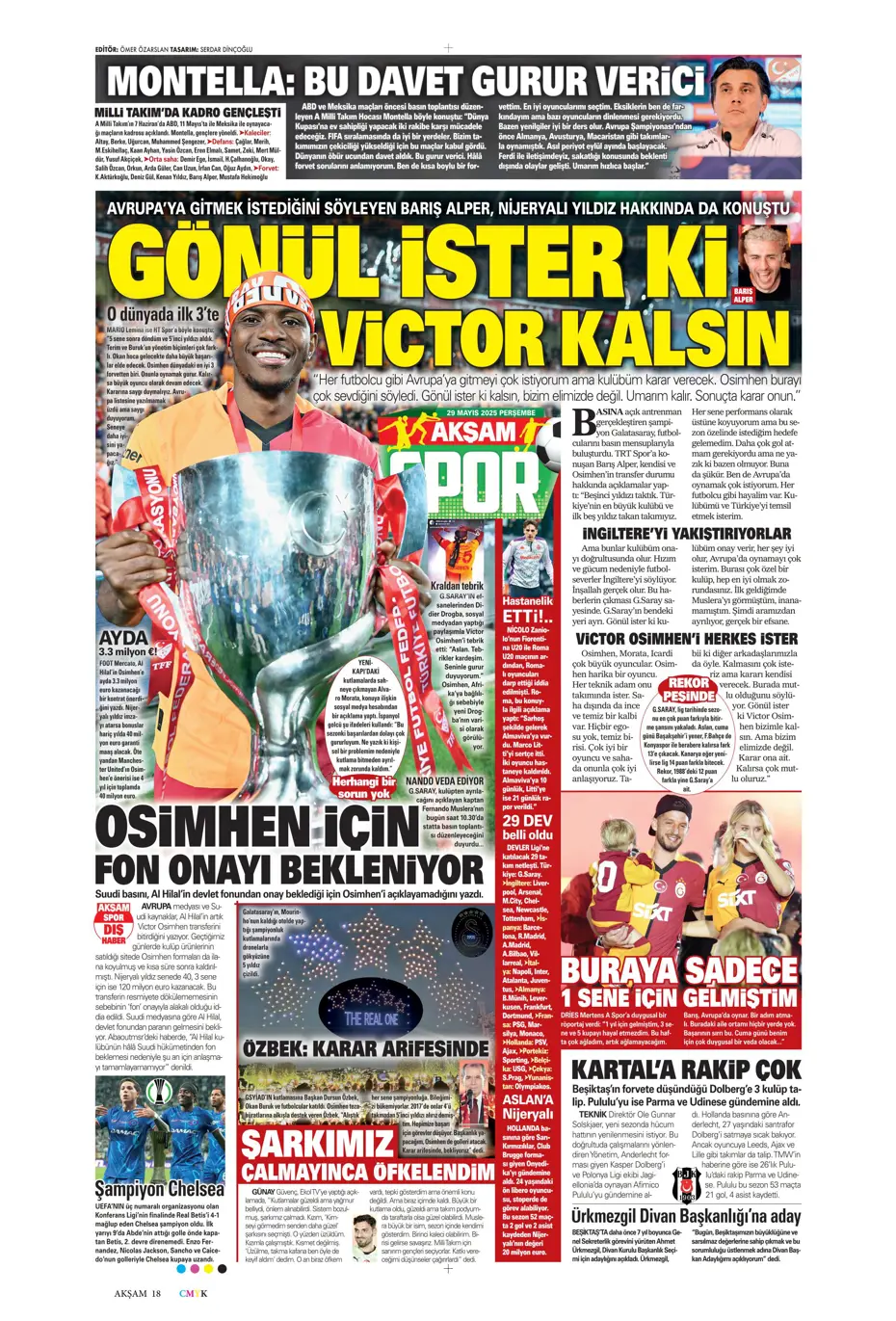 "Osimhen'in karar anı" | Sporun manşetleri - 3