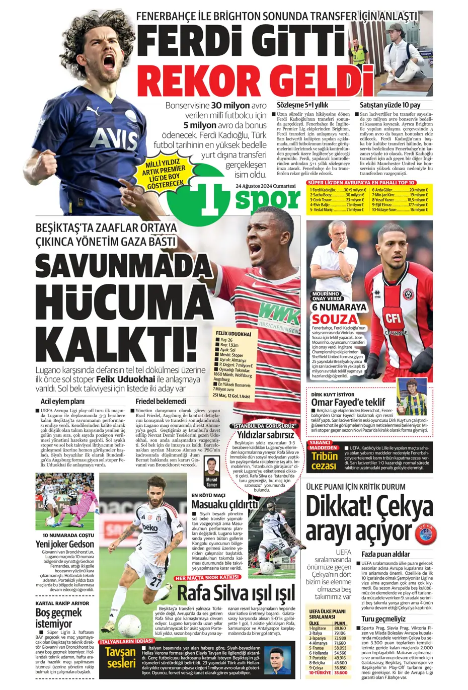 "Fenerbahçe'den Danilo Pereira sürprizi" | Sporun manşetleri - 34