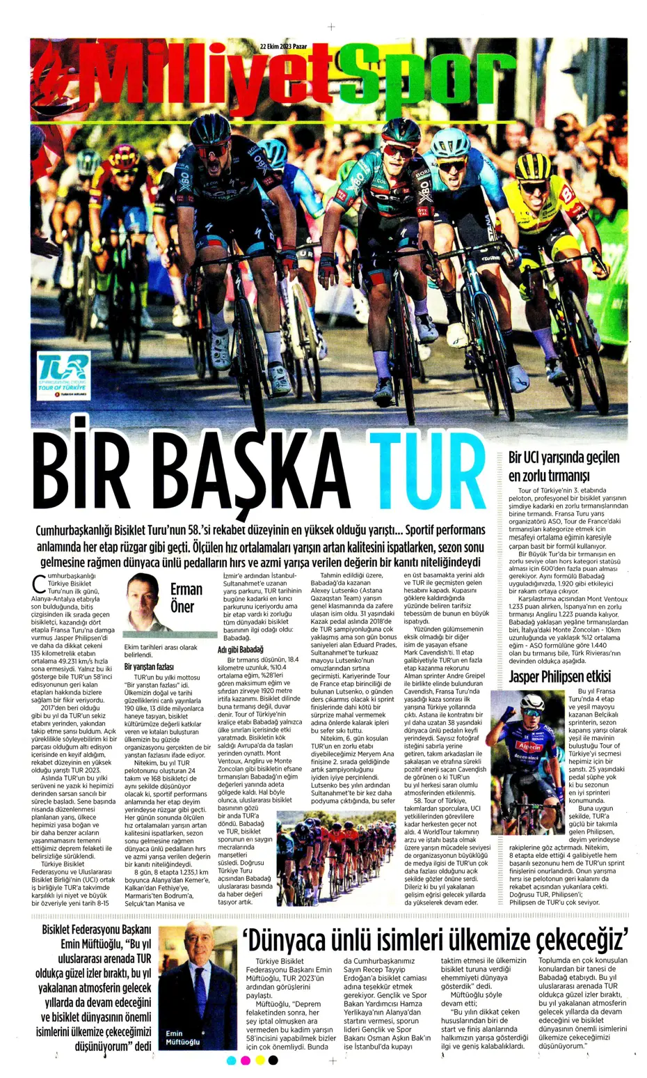 "Derbilerin Aslanı" | Sporun manşetleri (22 Ekim 2023) - 32