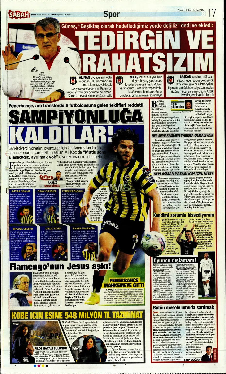 "Moura'da heyecanlı bekleyiş" | Sporun Manşetleri - 27