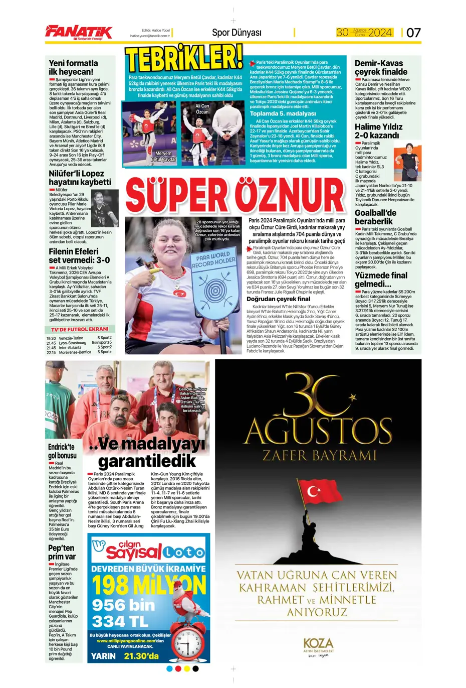 "Galatasaray yönetiminden flaş karar" | Sporun manşetleri (30 Ağustos 2024) - 10 "Galatasaray yönetiminden flaş karar" | Sporun manşetleri (30 Ağustos 2024) - 10