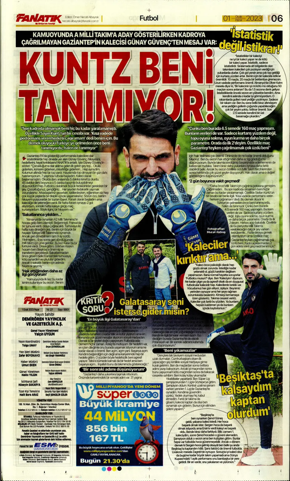 Sporun Manşetleri (1 Ocak 2023) - 10