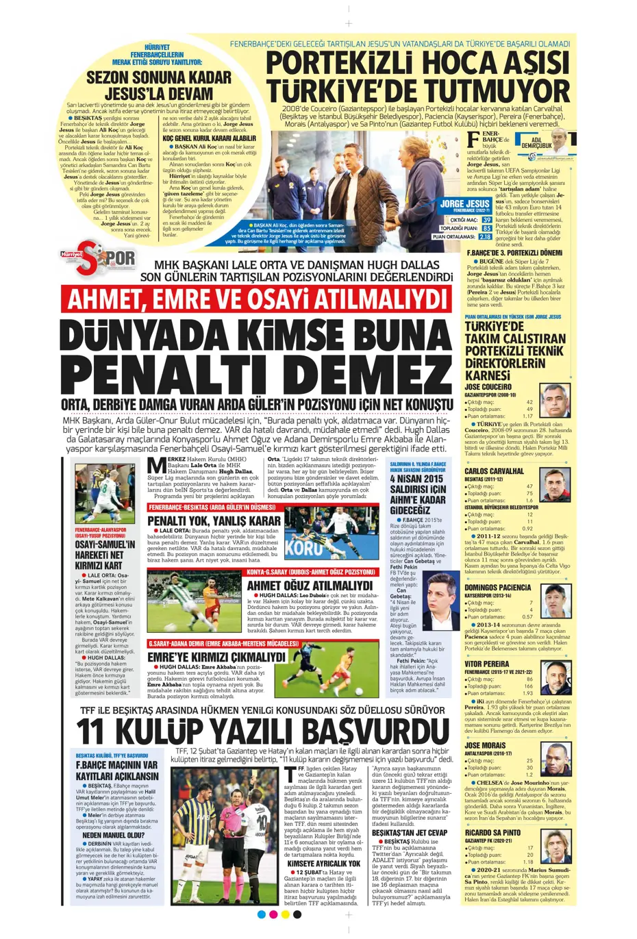 "Dünyada kimse buna penaltı demez" - Sporun manşetleri (5 Nisan 2023) - 19 "Dünyada kimse buna penaltı demez" - Sporun manşetleri (5 Nisan 2023) - 19